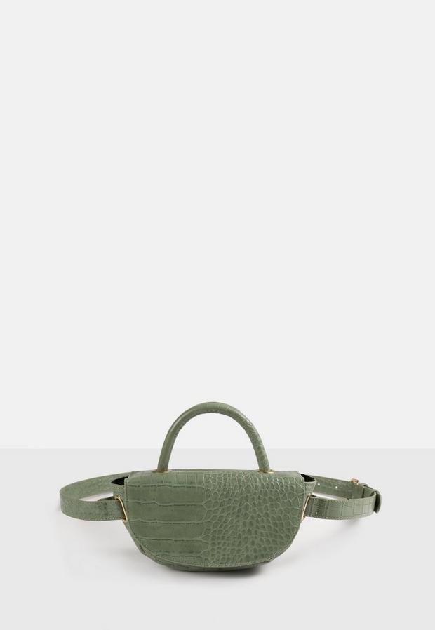 Green Sage Top Handle Belt Bag, Women, , large image number 0