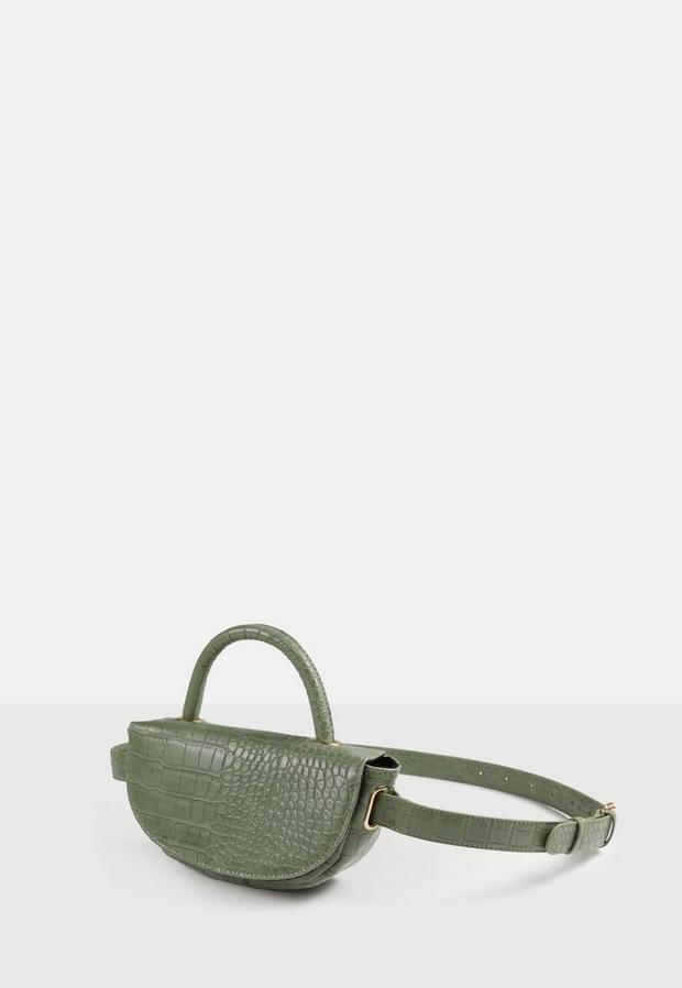 Green Sage Top Handle Belt Bag, Women, , large image number 2