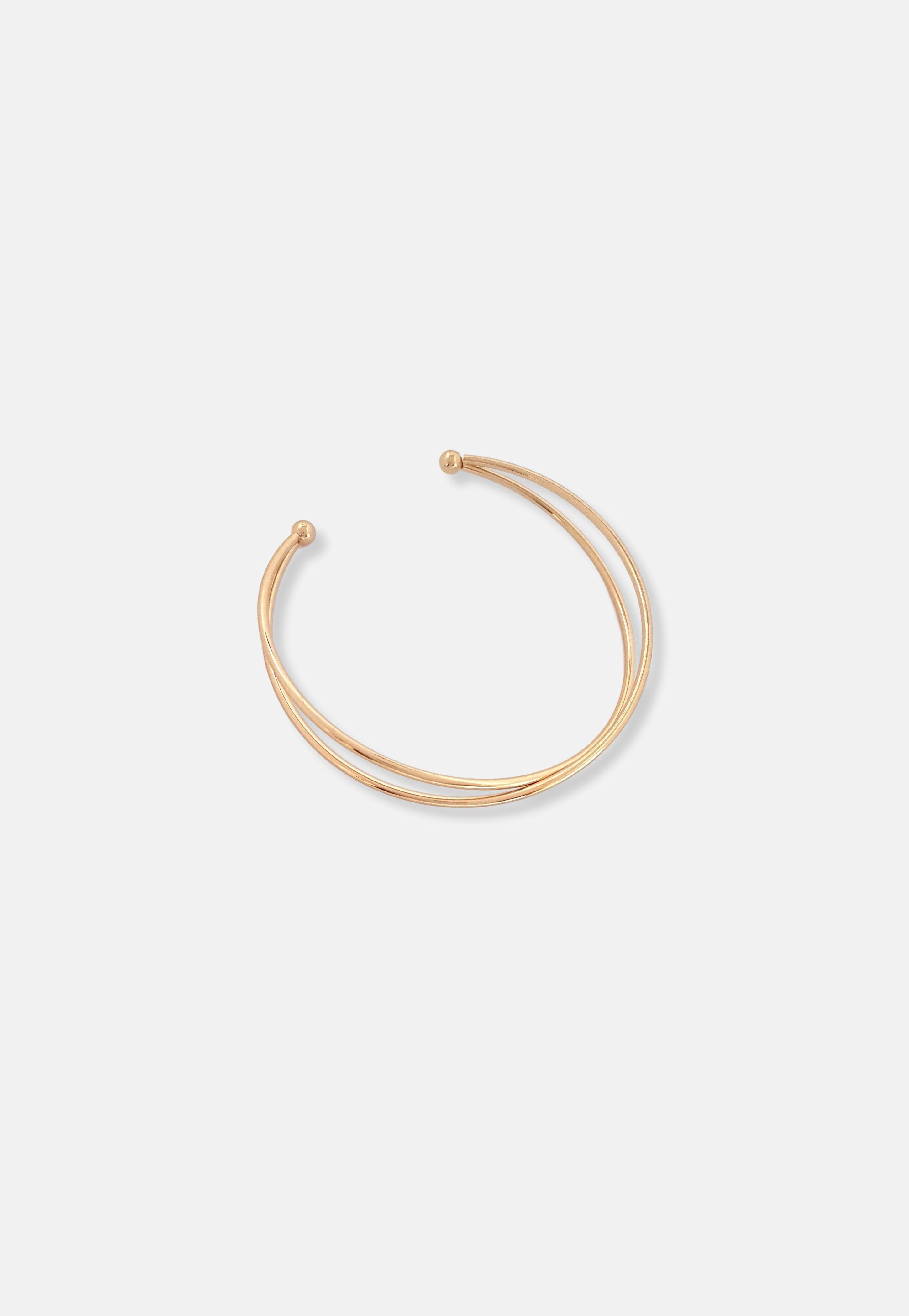 Gold Crossover Arm Cuff, Women, , large image number 0
