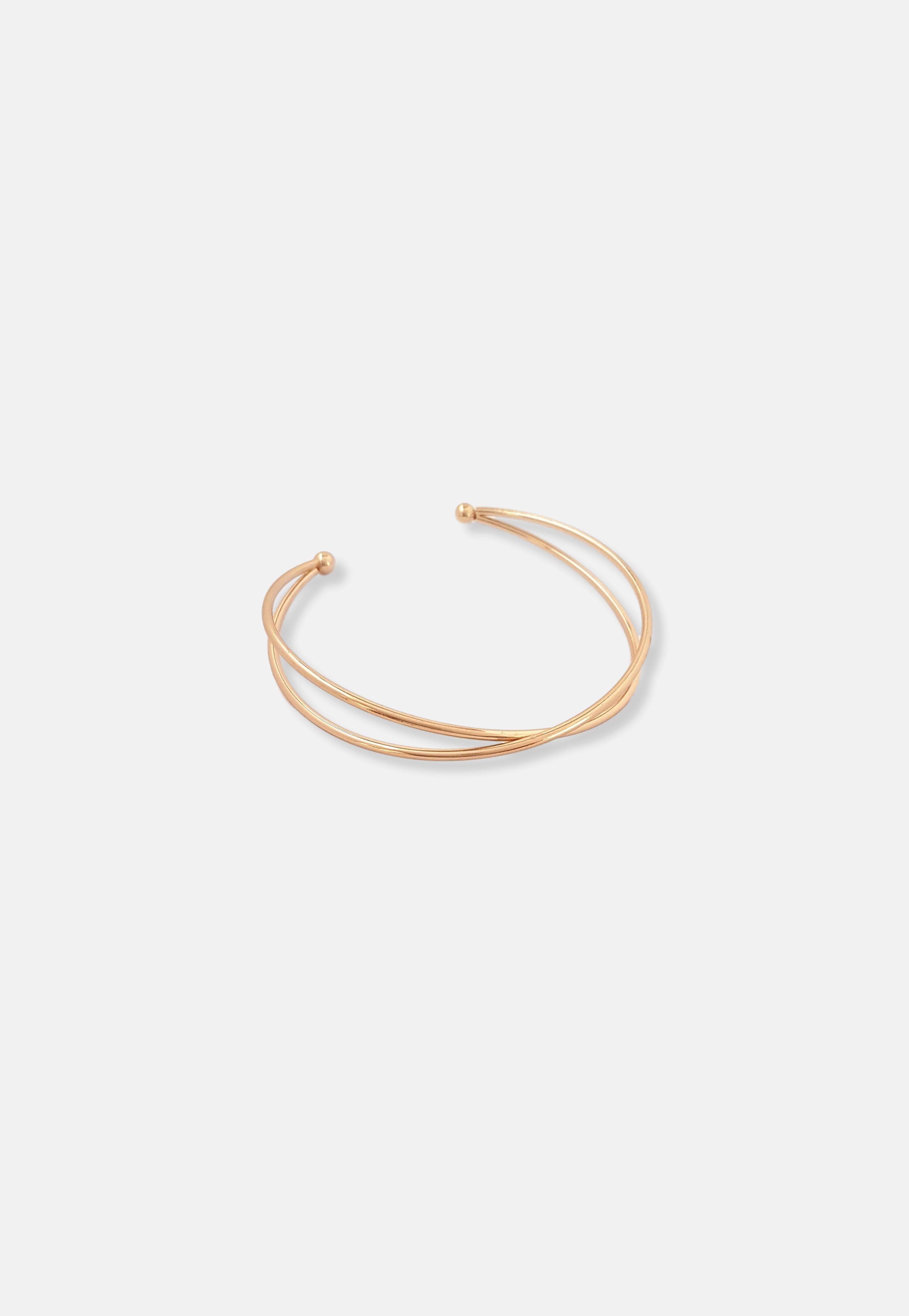 Gold Crossover Arm Cuff, Women, , large image number 1