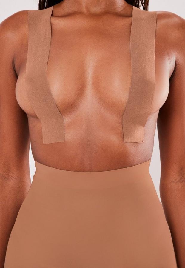 Nude Camel Perky Pear DIY Box Breast Lift Tape, , large image number 1