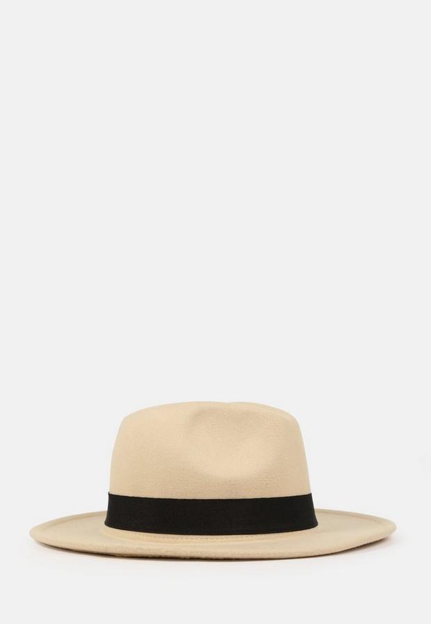 Cream Fedora Hat, , large image number 2
