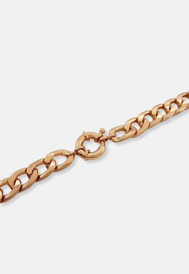 Gold Look Spring Clasp Chain Bracelet, Women, , large image number 2