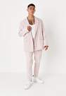Mennace - Pink Sundaze Double Breasted Suit Jacket, Men
