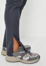 Missguided - Grey Charcoal Jersey Split Hem Leggings