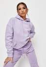 Missguided - Lilac Missguided Oversized Hoodie