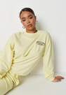 Missguided - Yellow Missguided Oversized Sweatshirt, Women