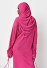 Missguided - Pink Ruched Sleeve Tunic Top, Women