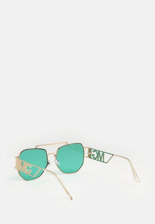 Kahki Khaki Msgd Top Bar Oversized Sunglasses, A101_30006, large image number 2