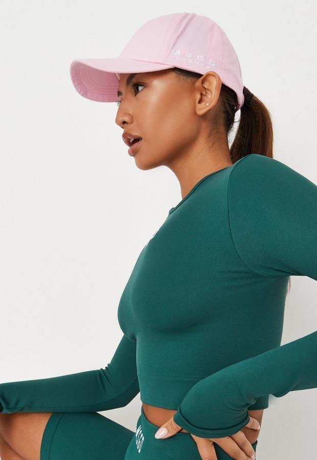 Pink Pink Msgd Sports Embroidery Cap, , large image number 1