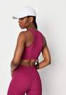 Missguided - Pink Fuchsia Msgd Sports Seamless Rib Notch Front Gym Vest Top