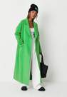 Missguided - Green Oversized Formal Coat