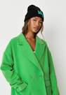 Missguided - Green Oversized Formal Coat