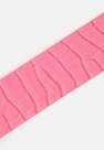 Missguided - Pink Pink Mock Croc Faux Leather Snake Detail Belt