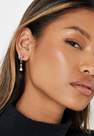 Missguided - Silver Silver Look Mixed Crystal Stud And Hoop Earrings Set