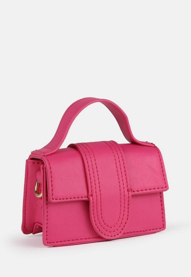 Pink Pink Micro Mini Top Handle Bag, , large image number 2