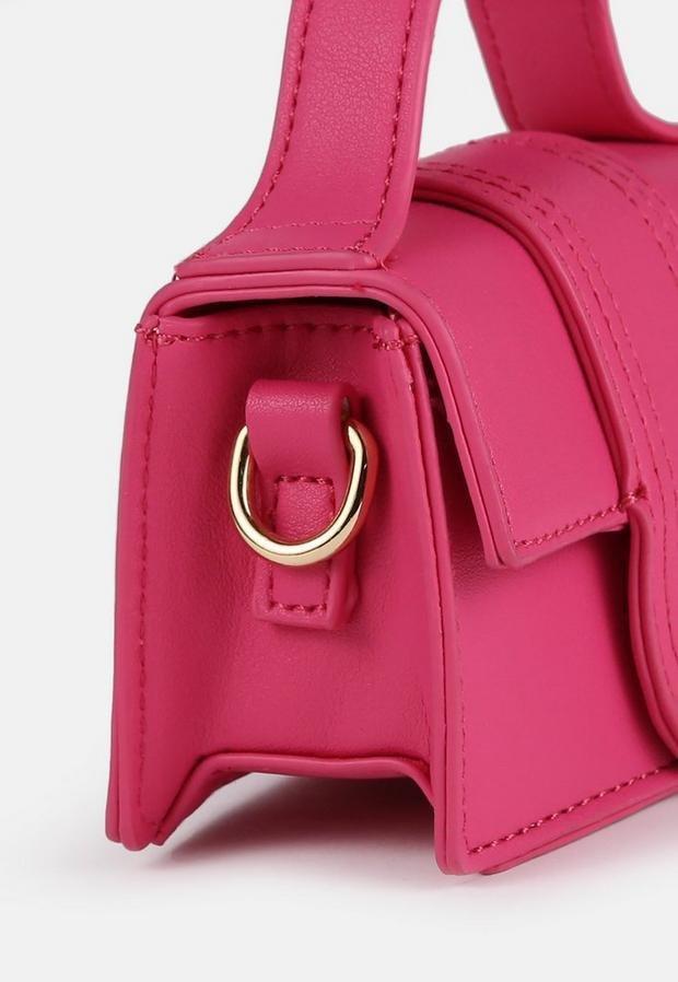 Pink Pink Micro Mini Top Handle Bag, , large image number 3