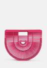 Missguided - Pink Pink Bamboo Caged Bag