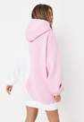 Missguided - Pink Colourblock Hoodie Dress