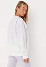 Missguided - Purple Lilac Ombre Oversized Sweatshirt