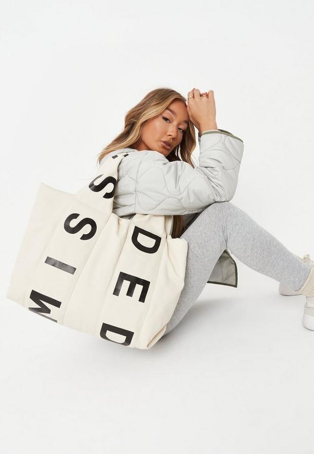MISSGUIDED PADDED TOT E BAG, , large image number 1