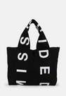 Missguided - Black Black Missguided Canvas Padded Tote Bag