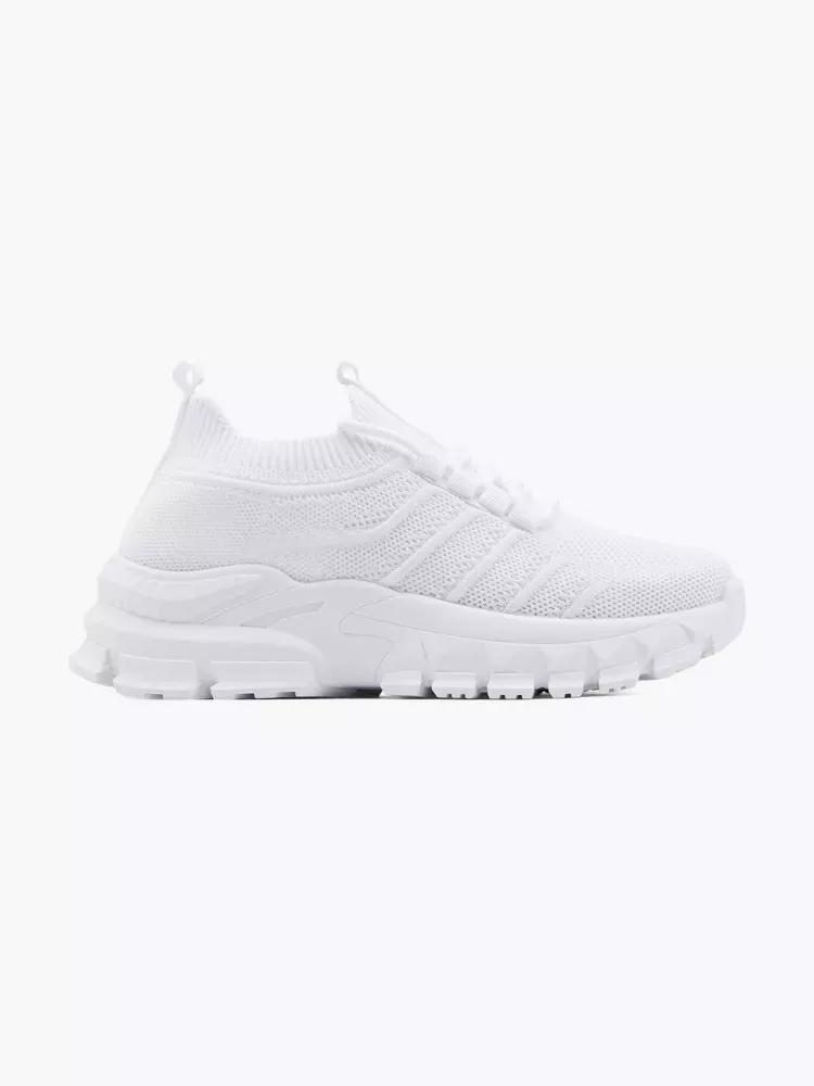 White Laced Sneakers, , large image number 0