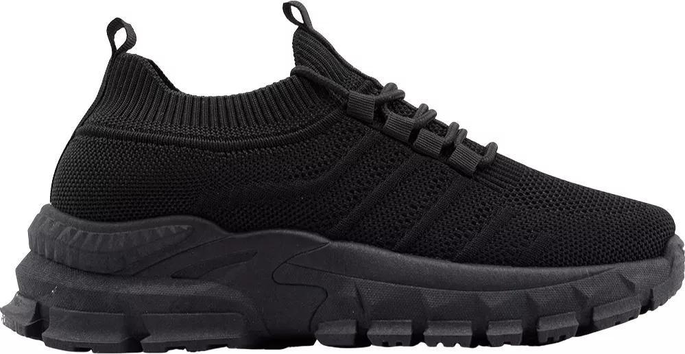 Black Laced Sneakers, , large image number 1