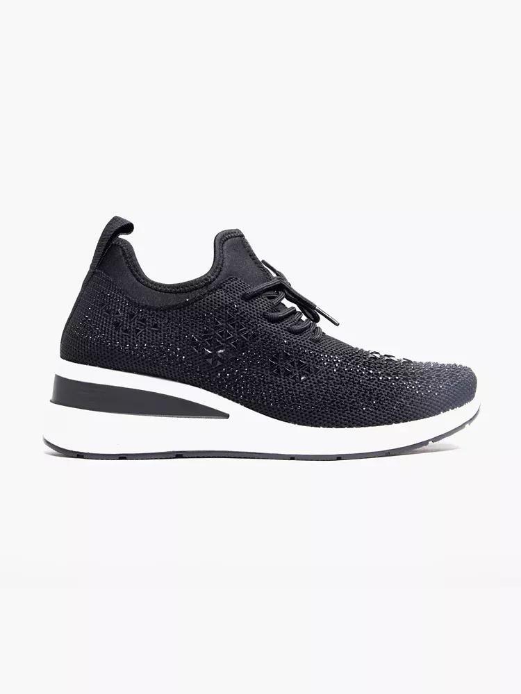 Navy Laced Sneakers, , large image number 0