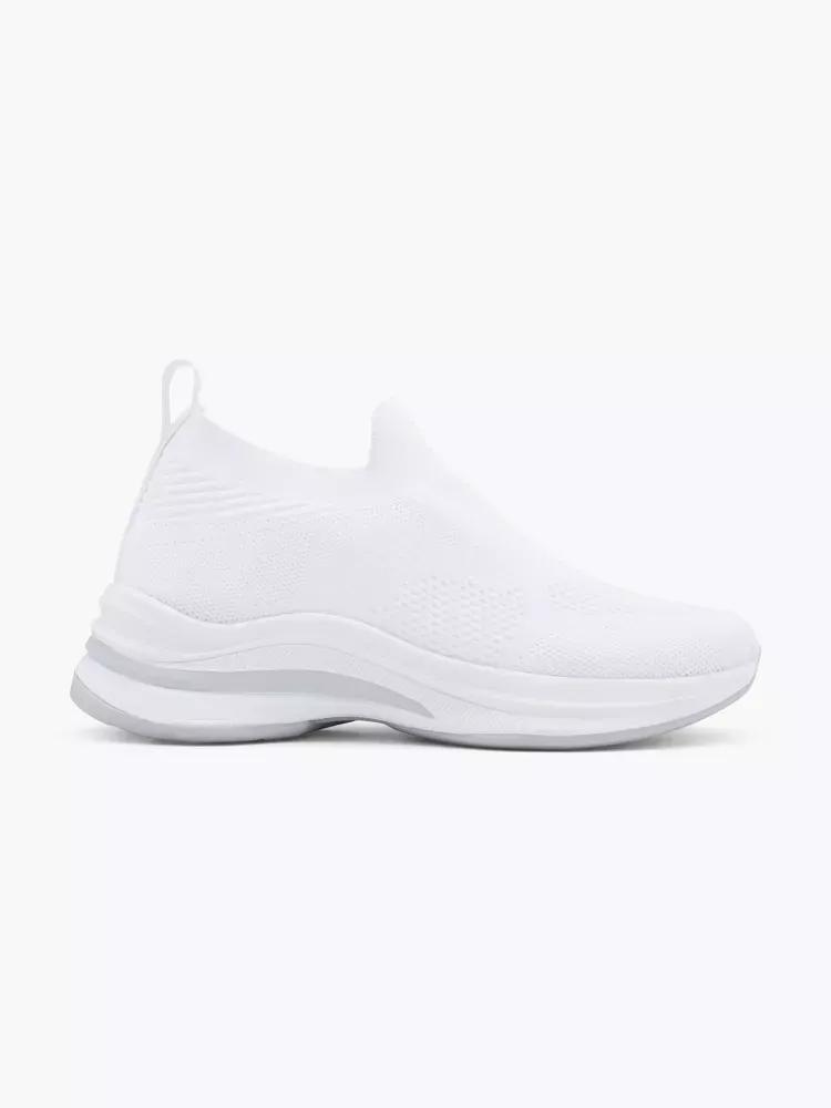 White Slip-On Sneakers, , large image number 0