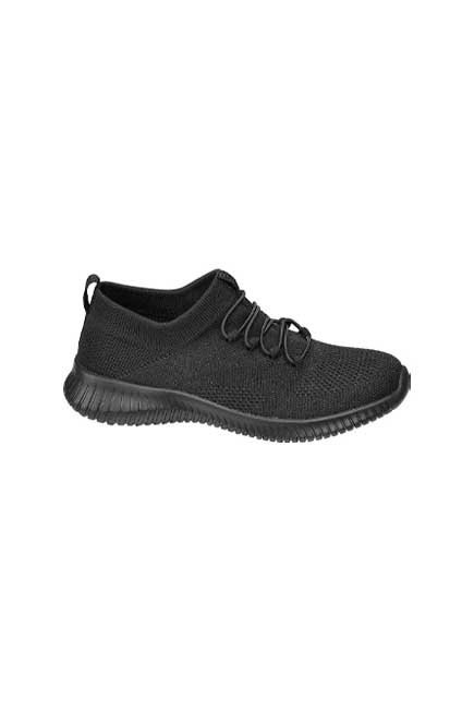 Graceland - Black Casual Sneakers, Women