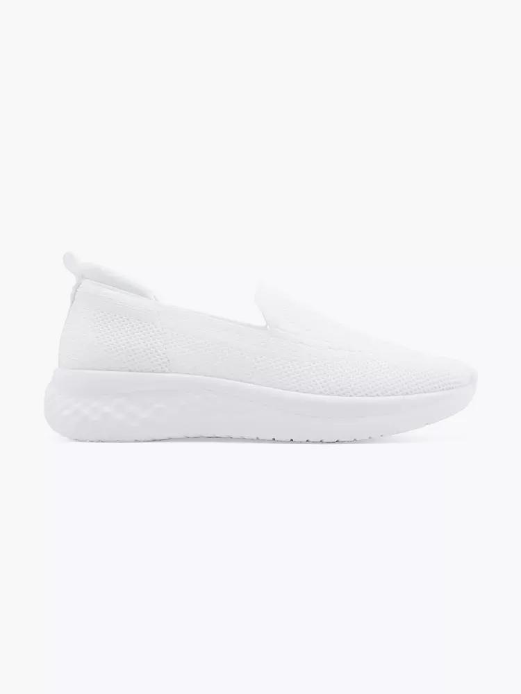 White Slip-On Sneakers, , large image number 0