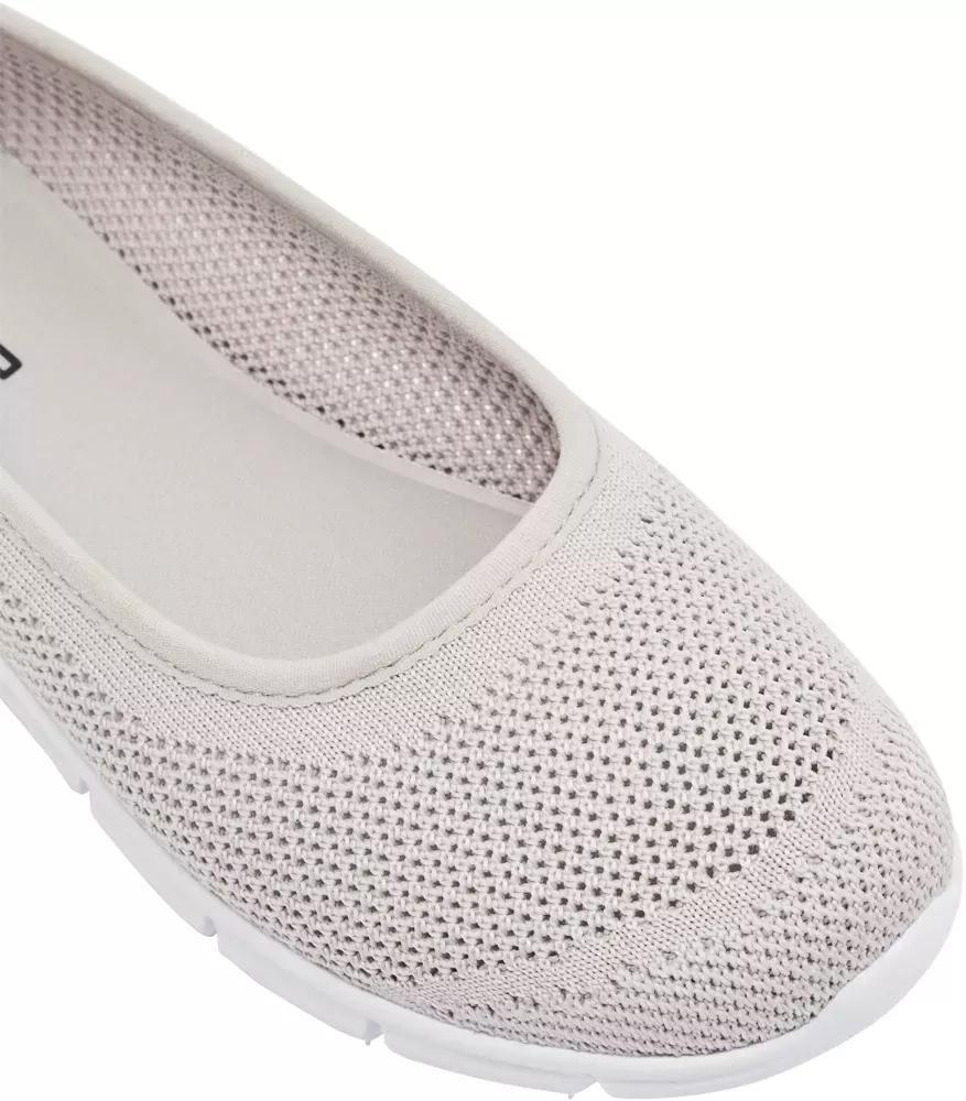 Grey Light Weight Ballet Flats, , large image number 3