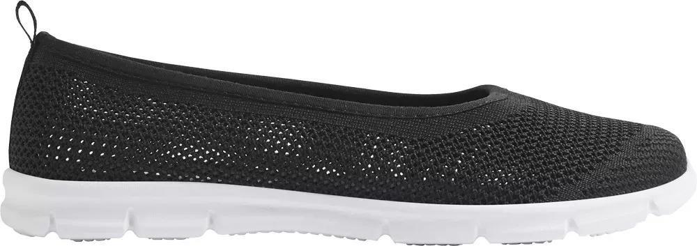 Black Openwork Ballerinas, , large image number 2