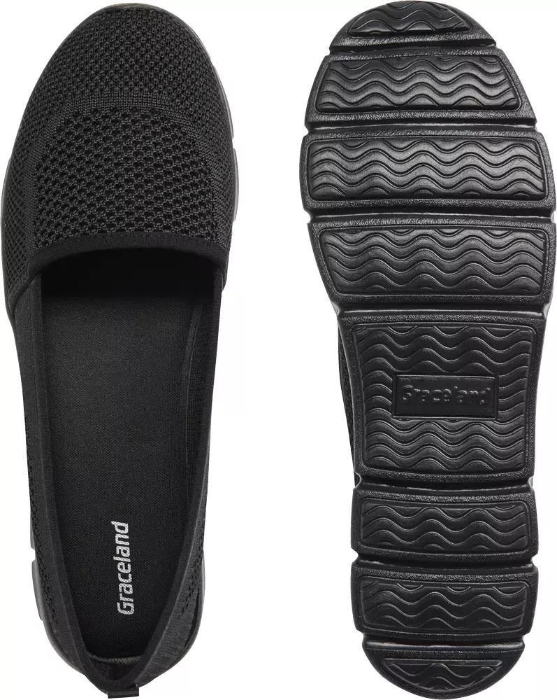 Black Casual Ballerinas, , large image number 4