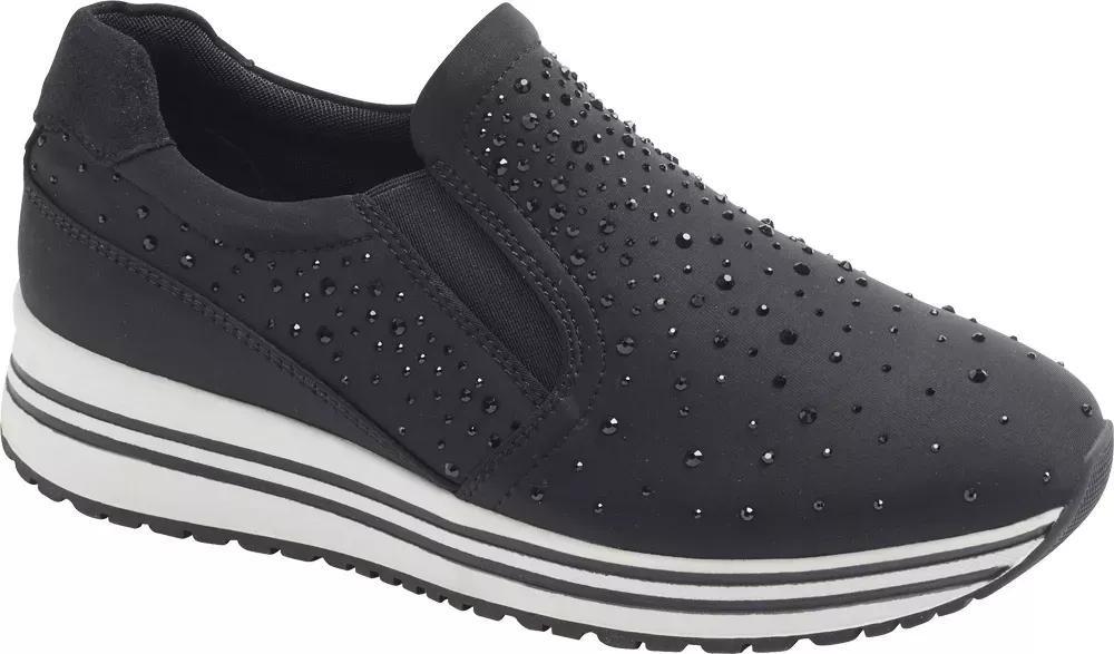 Black Slipper With Plateau, , large image number 1