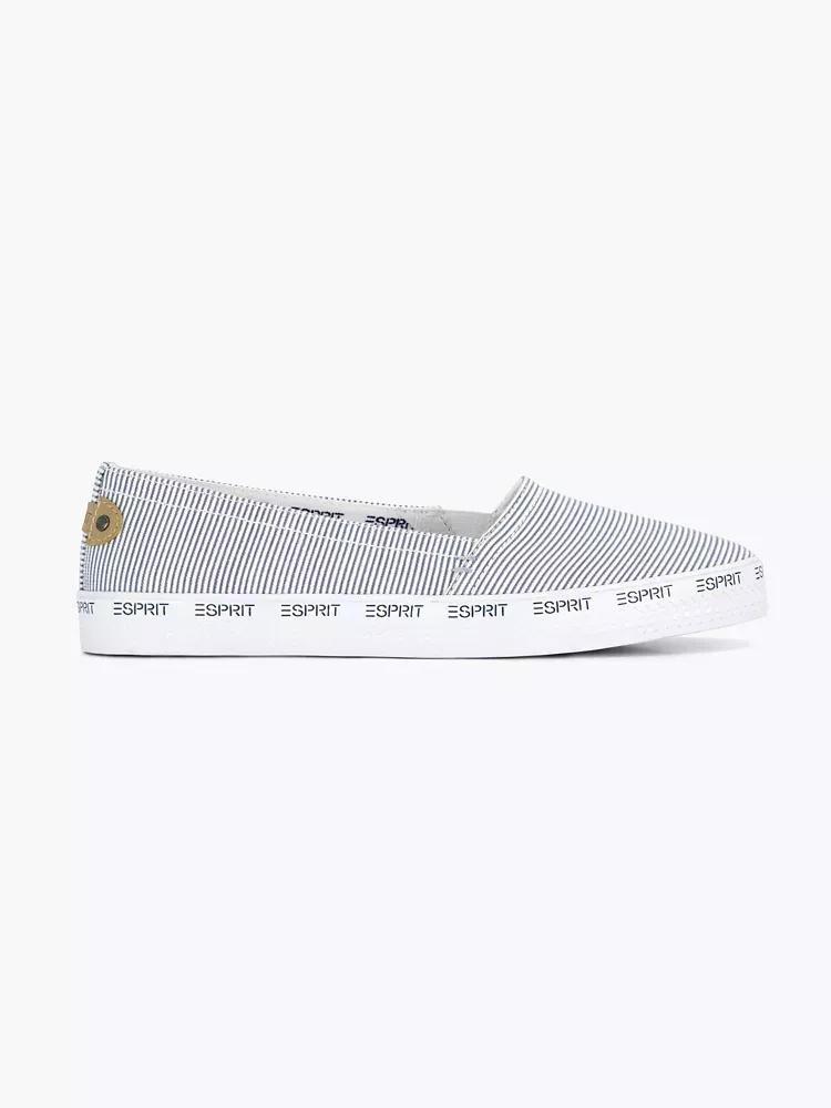 White Canvas Loafer, , large image number 0