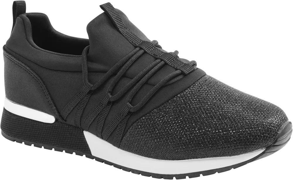 Black Slip-Ons Sneakers, , large image number 1