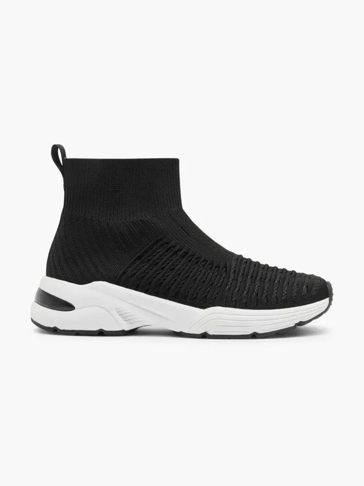 Black Sock Trainers, , large image number 0