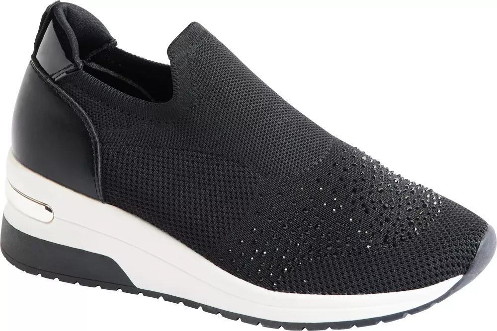 Black Slip On Sneaker, , large image number 1