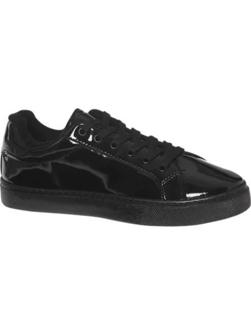 Shiny Black Sneakers, Women, , large image number 2