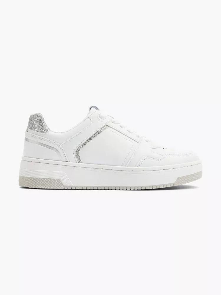 White Laced Sneakers, , large image number 0