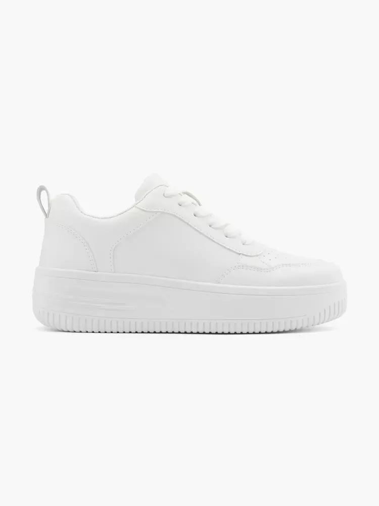 White Platform Sneaker, , large image number 0