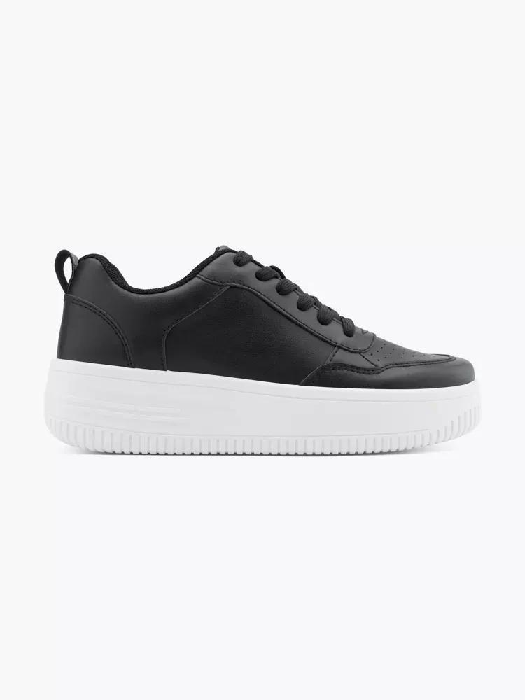 Black Platform Sneaker, , large image number 0