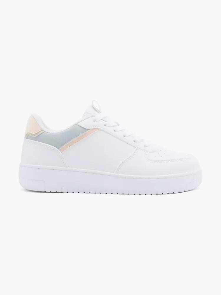 White Laced Sneakers, , large image number 0