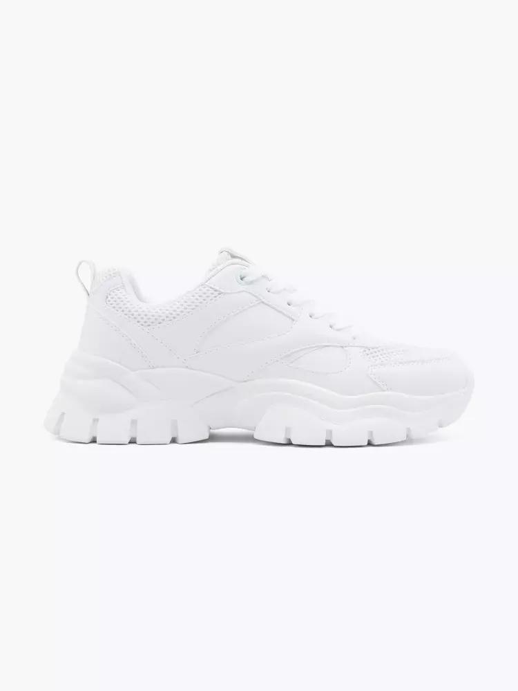 White Laced Sneakers, , large image number 0