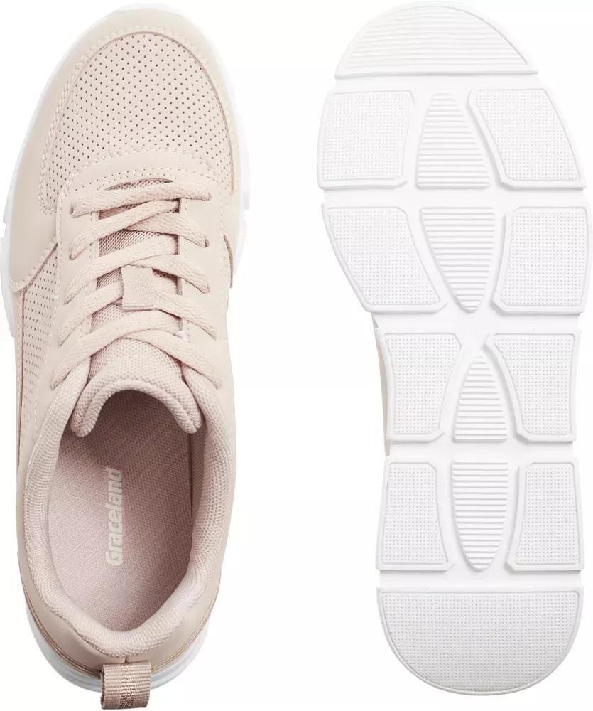 Pink Platform Sneakers, No Color, large image number 4