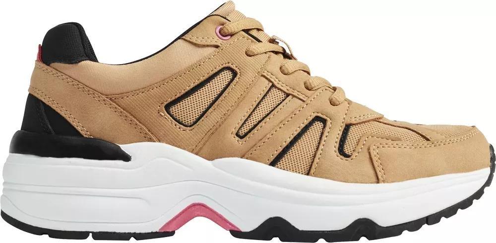 Beige Chunky Sneakers, , large image number 0
