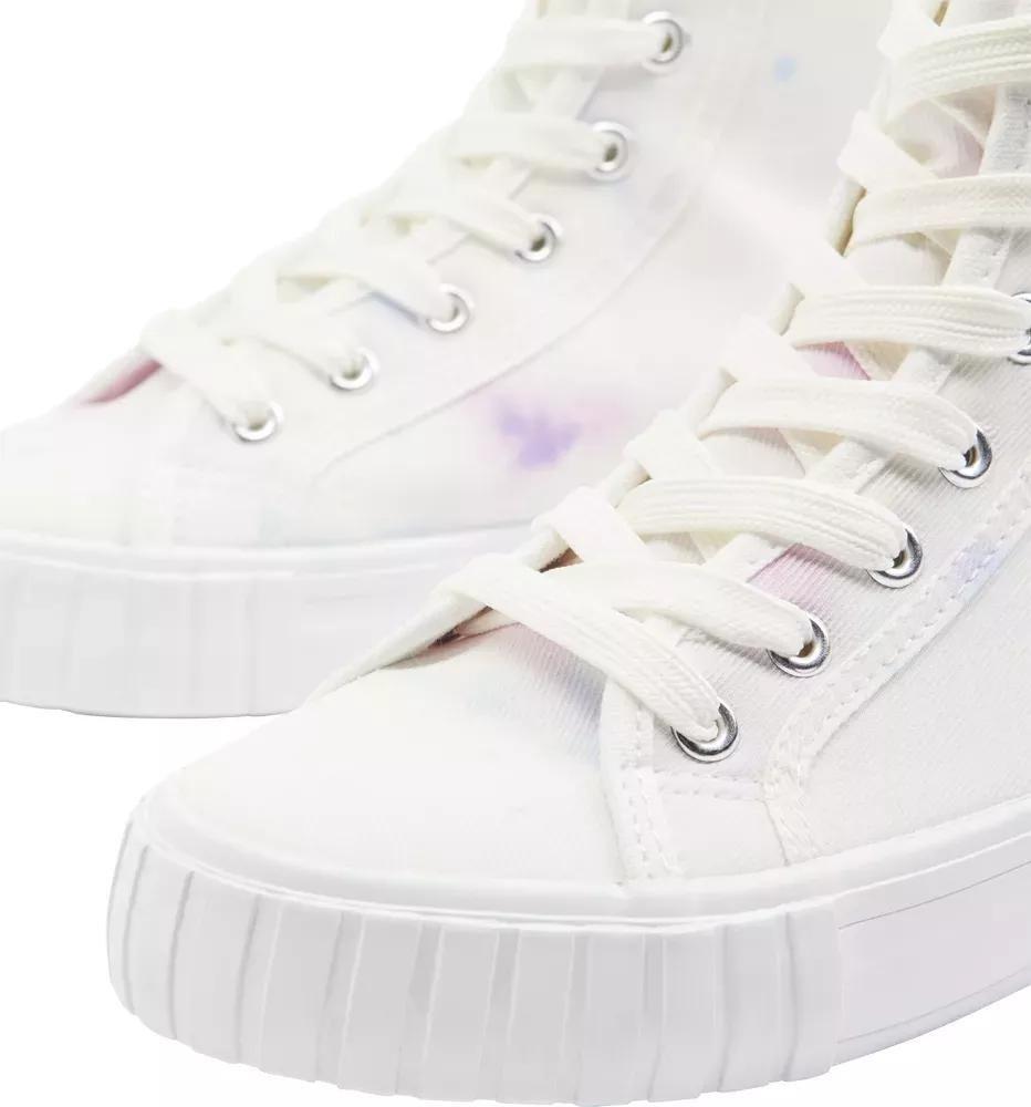 White Casual Lace Up Sneaker, , large image number 6