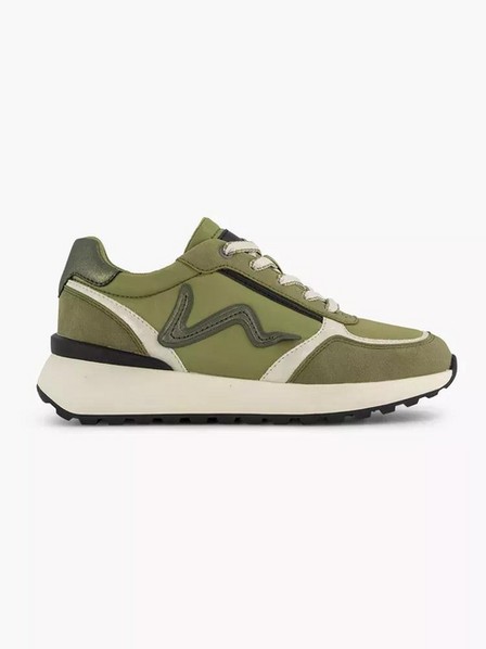 Graceland - Khaki Casual Lace Up Sneakers